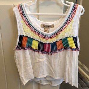 Colorful crop top